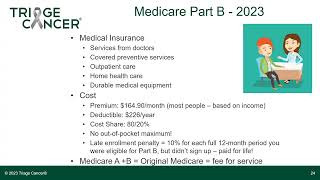 Triage Cancer Webinar: Medicare 101 (September 2023)