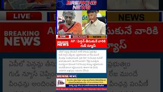 AP : పెన్షన్ తీసుకునే వారికి గుడ్ న్యూస్ #cmchandrababu #latestnews #news