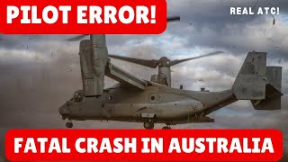 US MARINE CORPS MV-22 OSPREY Formation flight goes terribly WRONG! #atc