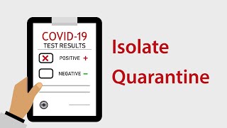 How to isolate or quarantine yourself