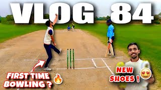 CRICKET CARDIO BOWLING FIRST TIME😍 Buying New CRICKET SPIKES + SKY BAT🔥| 20 Overs Cricket Match