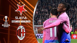 Slavia Praha vs. AC Milan: Extended Highlights | UEL Round of 16 2nd Leg | CBS Sports Golazo