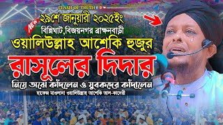 ওয়ালিউল্লাহ আশেকি হুজুর রাসূলের দিদার নিয়ে অঝে কাঁদলেন ও যুবকদের কাঁদালেন | waliullah asheki new waz