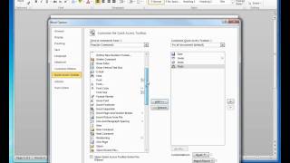 How To Use the Quick Access Toolbar in Microsoft Word 2010