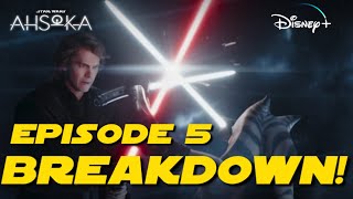 AHSOKA EPISODE 5 BREAKDOWN, Anakin Skywalker, Thrawn, Clone Wars Ahsoka Disney+  | Star Wars Ahsoka