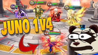 JUNO 1v4 COMEBACK! played by Obabo - Summoners War