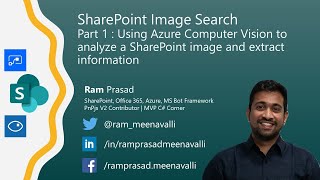 SharePoint Image Search Part 1 - Using Azure Computer Vision to extract information from images