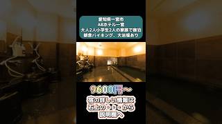 愛知県一宮市、ABホテル一宮、大人2人小学生2人の家族で宿泊、朝食バイキング、大浴場あり、9600円〜