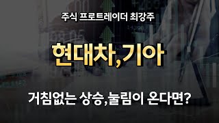 현대차,기아 - 실적 기대감으로 거침없는 상승,눌림이 오면 어디?