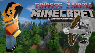 Edvisss Žaidžia - Minecraft PE! :O