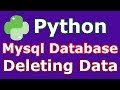 Python Mysql Database Deleting Data #31