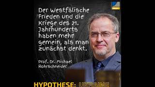 Prof. Dr. Rohrschneider, was hat der Westfälische Frieden mit derzeitigen Kriegen gemein?