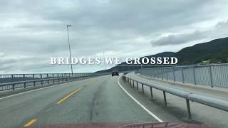 🇳🇴 Norway 🇳🇴 - Bridges We Crossed - Bergsøysundbrua, a Pontoon bridge connecting Aspøya and Bergsøya