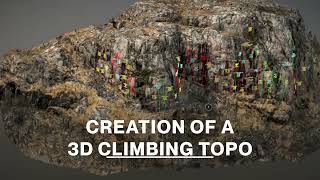 Creation of a 3D climbing topo with ANAFI Ai