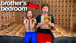 LITTLE SISTER PRANKS BROTHER FOR 24 HOURS