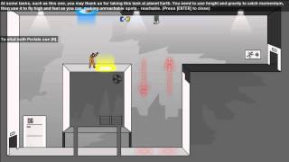 Portal Flash Game Walkthrough - Episode 1 - Harder than the real Portal!?