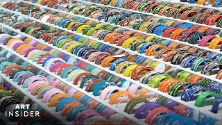 How Millions Of Bangles Are Made Every Day In One City In India | Art Insider
