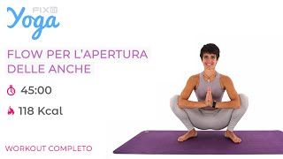 Lezione di Yoga: Flow per L'apertura delle Anche