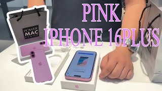 PINK Iphone 16 Plus 128GB at Power Mac Center #iphone16  #pink #fyp