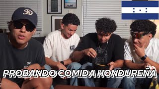 PROBANDO COMIDA HONDUREÑA POR PRIMERA VEZ🇭🇳!! Ft Jaytorresss