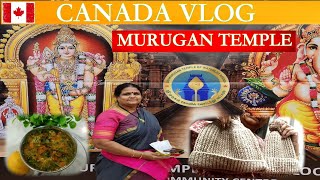 🇨🇦 Daily Vlog Routine \u0026 Murugan temple in Canada @ChalakiammaTelugu