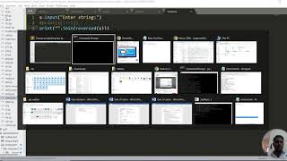 reverse string in python