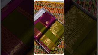 Premium Handloom Rettapet Border Silk Saree DM9943399929 #saree #newsong #love #song #purplesaree