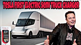 The First Ever Tesla Semi Truck Mega Charger Being Built Today, Will Tesla Take Over Trucking?