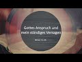 Gottes Anspruch und mein ständiges Versagen // André Töws