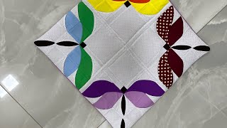 Cushion cover Tutorial, dragonflies design super easy to learn.