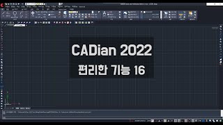 CADian 2022의 편리한 기능 16 - XY 축척