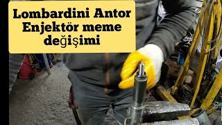 Antor ve Lombardini 12 HP Patpat Motoru gaz Yemiyor boğuluyor / Enjektör Meme değişimi