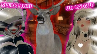 vrchat reacts to a deer with a deep voice