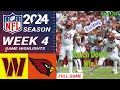 Washington Commanders Vs. Arizona Cardinals FULL Game [WEEK 4] |Sep 29, 2024 | NFL Today | NFL 2024