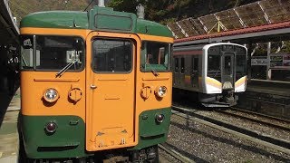 115系で行く上越線 水上～高崎の旅　2017年11月上旬　T1039編成＋T1043編成