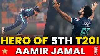 Remarkable Bowling Spell By Aamir Jamal | Pakistan vs England | 5th T20I 2022 | PCB | MU2T
