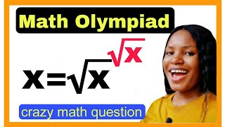 Math Olympiad|Solve for x|square root math problem|Italy