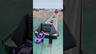 Colorful Small to Giant Cars vs Roller Crasher #1