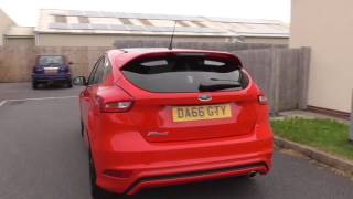 Ford FOCUS 2.0 TDCi Zetec S Red Navigation 5dr U55798