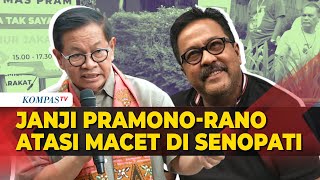 Janji Pramono-Rano Urai Kemacetan di Senopati: Buat Valet Parking