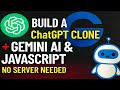 Can You Build ChatGPT With Just JavaScript? Yes — Here's Proof