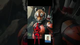 super  heros tiger part-3 😯💥#tiger  #avengers #avengershorts #spiderman #shortsvideo