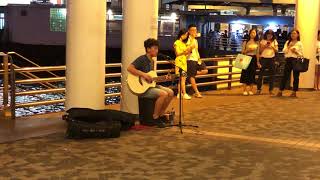 Counting Stars/playme?(Cover By McMusic) @尖沙咀文化中心海旁Busking 2018/08/09