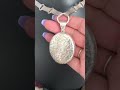 antique victorian sterling silver locket circa 1890 and vintage sterling bookchain