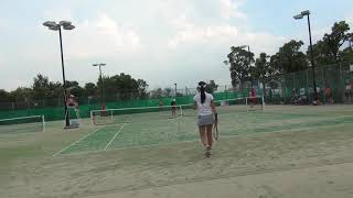 2015年IH テニス 女子 シングルス 3回戦 小堀（大成）vs 松本（静岡市立）