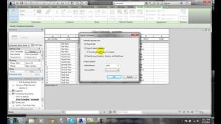 Revit 12-34 Exporting Schedule to Excel Sheet