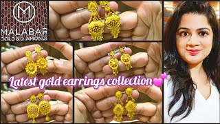 Malabar gold earrings designs with price | gold earrings designs | gold drop earrings