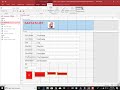 create a custom form in access