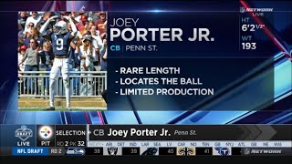 (Live) Pittsburgh Steelers draft Joey Porter Jr. (Penn State Nittany Lions DB) in the 2023 NFL Draft