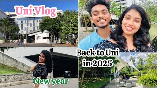 Uni Vlog 🍃🌸 2025 Campus එකේ පලවෙනි දවස🌹😍 #uni #study #dayinmylife #vlog